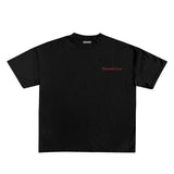 WD "Ferrari" Boxy Crop Tee in Black