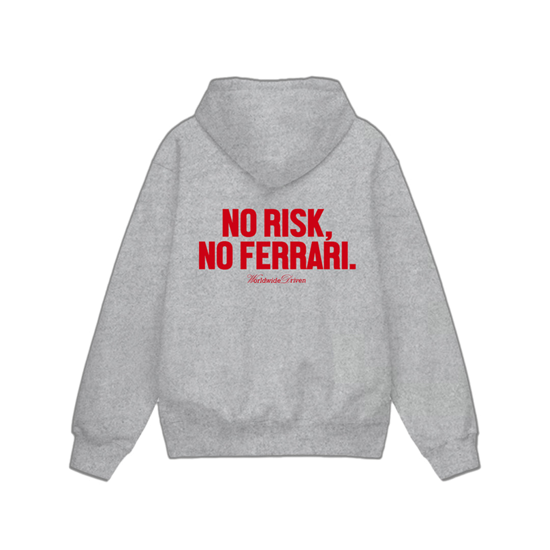 WD "Ferrari" Hoodie in Heather Grey