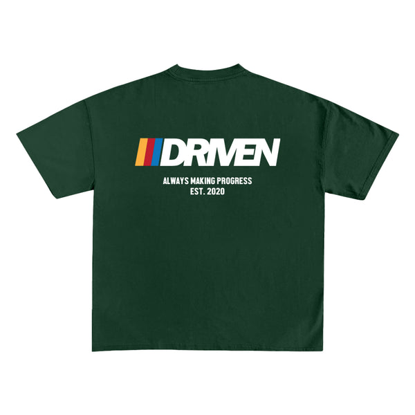 WD "Progress" Tee In Forest Green