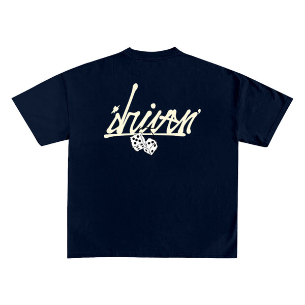 WD "Signature" Tee In Navy Blue
