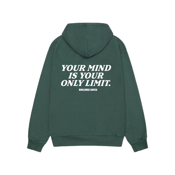 WD "Limit" Hoodie in Moss Green