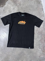 WD "Flame" Oversized Tee In Black