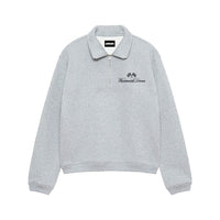 WD "Greatness" Quarterzip in Heather Grey